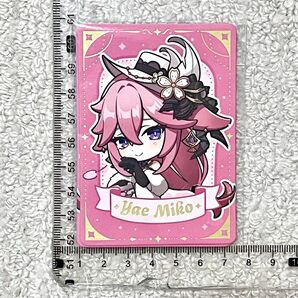 原神グッズ 公式正規品 八重神子 夜華宴シリーズ 特典 カード 2枚セット