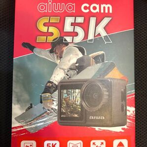 aiwa cam S5K アクションカメラ 新品 ブラック