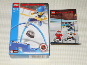 LEGO 3557 SPORTS blue player & goal Lego Sports * new goods unopened 