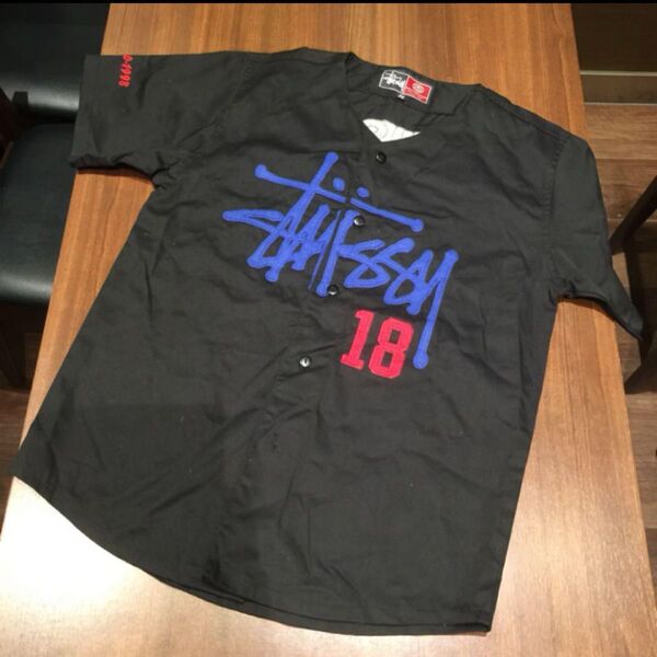 激レア!名作!Old STUSSY 18周年 ベースボールシャツ オールド ステューシー ユニフォーム ジャージ