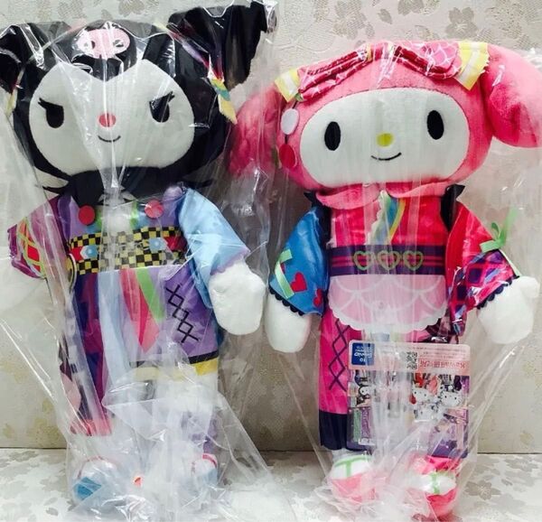 ピューロランドコラボレーション ライブキャラBIGぬいぐるみ~マイメロディ・クロミ~
