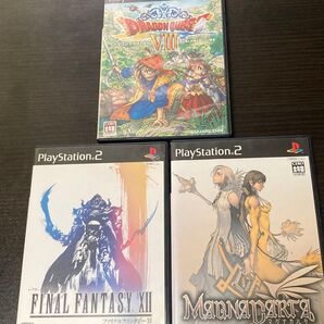 ※価格交渉お断り ドラゴンクエスト8、ファイナルファンタジー12、マグナカルタ RPG3本セット PS2