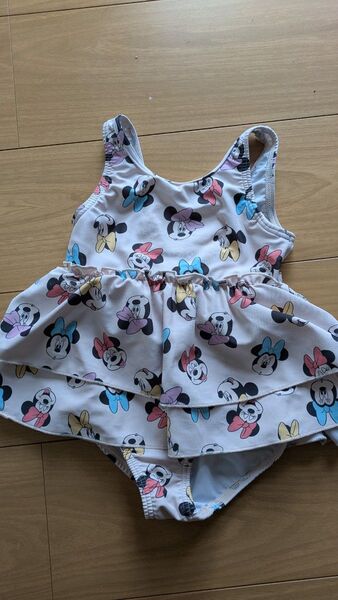 女の子 水着 ワンピース ミニー 100cm futafuta