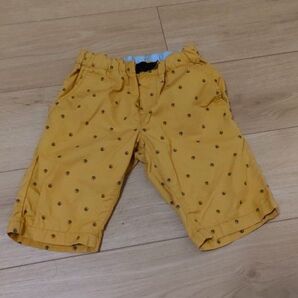 プチバトー ハーフパンツ イエロー 110