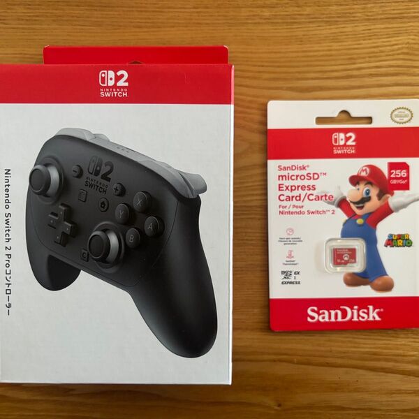 Nintendo Switch2 プロコン microSDカード