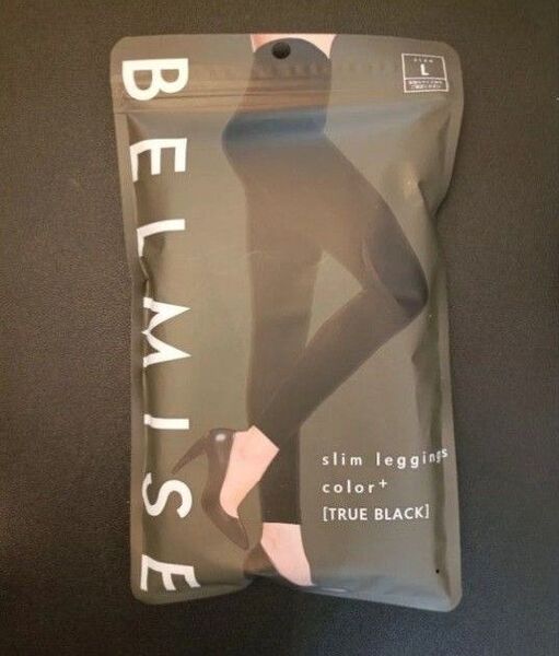 【L】Black ベルミス レギンスタイツ 新品未開封 BELMISE カラープラス