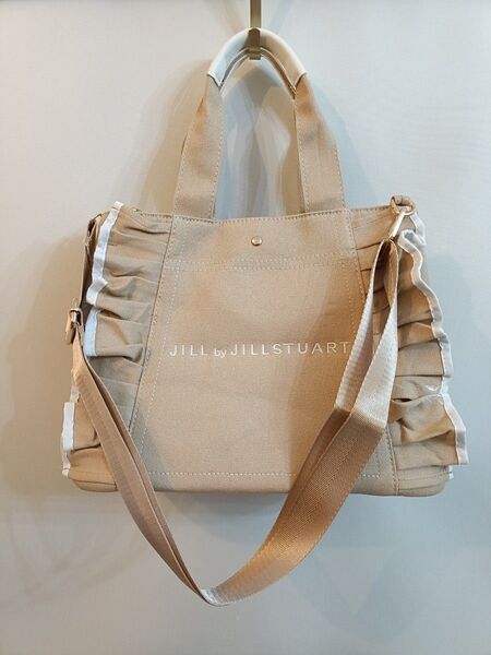 【ベージュ】JILLSTUART ジルバイジルスチュアート ハンドバッグ トートバッグ 2WAYバッグ ショルダーバック