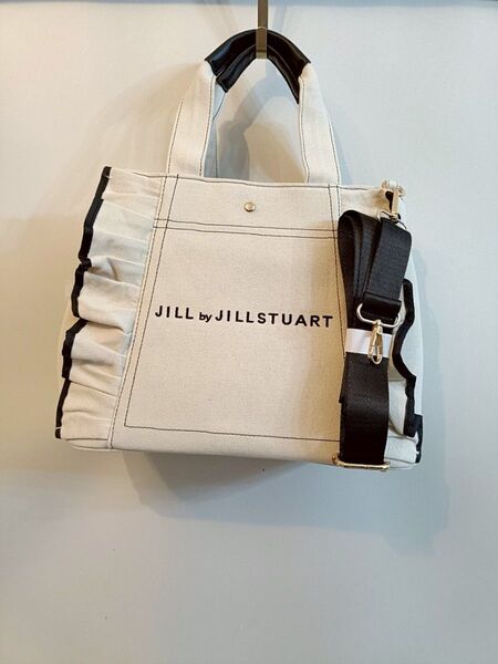 【ホワイト】JILLSTUART ジルバイジルスチュアート ハンドバッグ トートバッグ 2WAYバッグ ショルダーバック