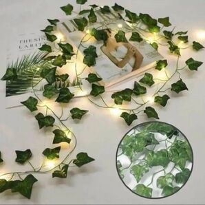 人気★お洒落 フェイクグリーン 人工観葉植物 アイビー 造花 壁掛け 葉 12本★