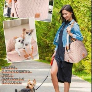 犬 猫 ペットキャリーバッグ お散歩バッグ スリング 移動可能な犬猫用 Lサイズ