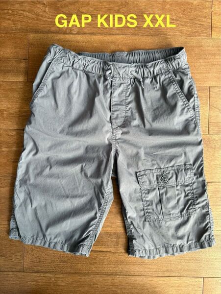 GAP KIDS カーゴハーフパンツ グレー XXL 150〜160