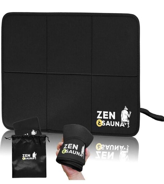 ZENとSAUNA サウナマット 折り畳み コンパクト 洗える