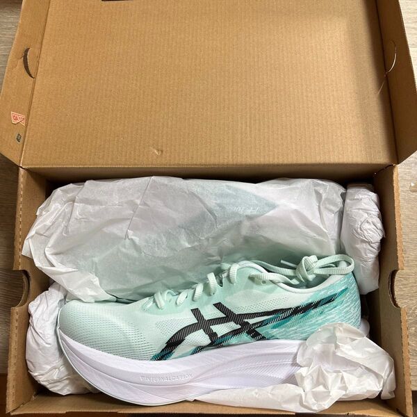 ASICS METASPEED SKY+ ランニングシューズ グリーン系 27.5cm 未使用