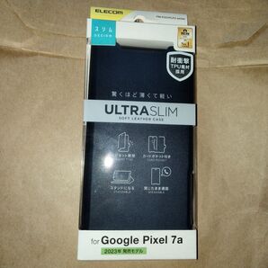 エレコム Google Pixel 7a ソフトレザーケース 薄型 超軽量 磁石付 ネイビー 本体の薄さ軽さを損ねない薄型・超軽量