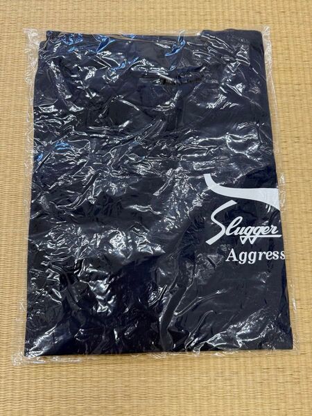 激レア 非売品 久保田スラッガー 東京支店開店時の記念品 Slugger Aggress Tシャツ ネイビー 未使用