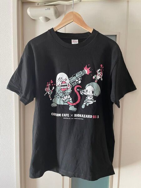 バイオハザード Tシャツ L カプコン ジル RE:3 追跡者 ネメシス 黒