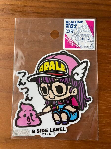 Dr.スランプアラレちゃん B-SIDE LABEL ステッカー うんち