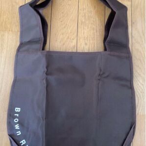 ブラウンライス カフェ BROWN RICE CAFE ニールズヤード NEALS YARD Remedies エコバッグ 茶色