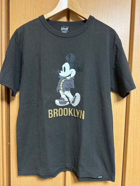 Schott×Disney ショット ミッキーマウス Tシャツ