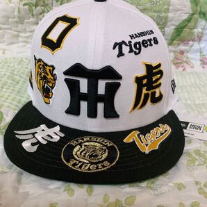 阪神タイガース×ニューエラ 950 アジャスタブル 刺繍キャップ 新品未使用 白