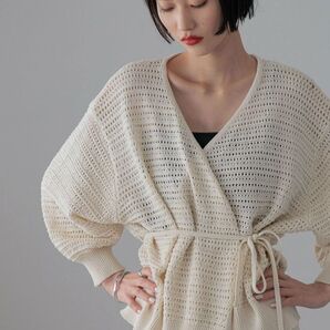 スカシカシュクールカーディガン