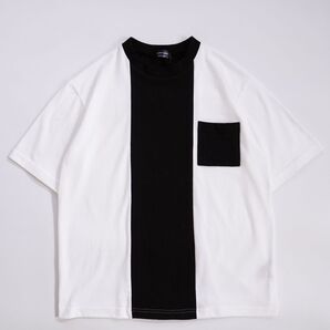 【新品】メンズ Tシャツ 半袖 モノトーン トップス
