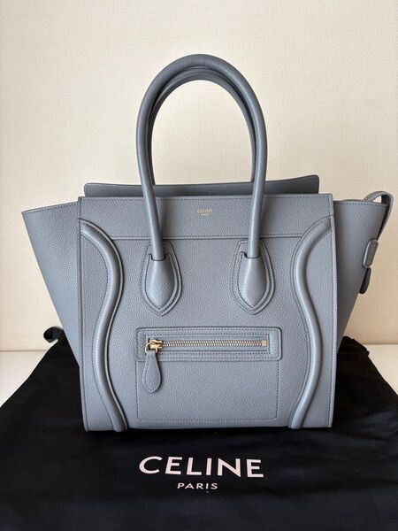 セリーヌ CELINE ラゲージ マイクロ ベビードラムドカーフスキン 新ロゴ