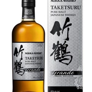 【送料無料】免税店限定 ニッカ NIKKA 竹鶴グランデ ピュアモルト 箱付き1本
