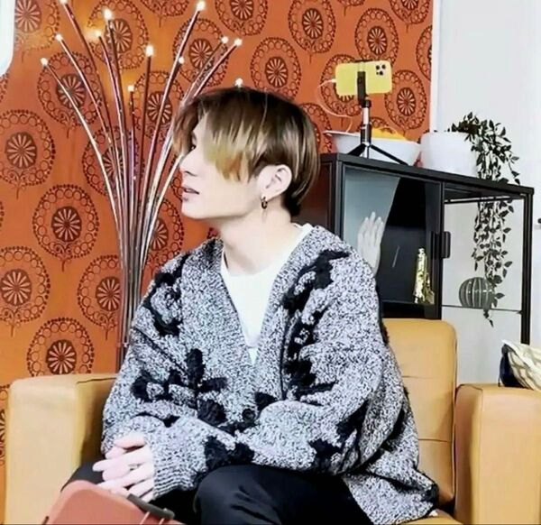 HARE 花柄 ハレ フラワー モチーフシャギー カーディガン Sサイズ 山田涼介着用
