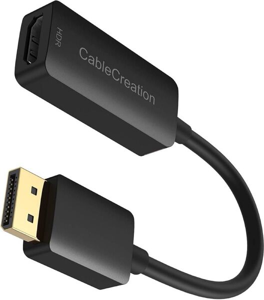 DisplayPort 1.4 to HDMI HDR 4K60Hz UHD 変換ケーブル