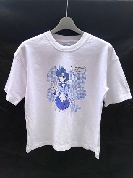 GU セーラームーン コラボ Tシャツ ホワイト M