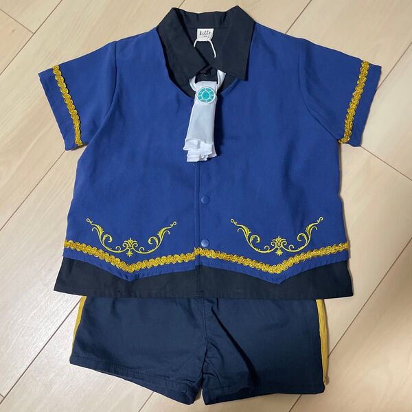 【新品未使用品】しまむら リトシー ディズニー 美女と野獣 ベビー 90サイズ セットアップ 上下セット