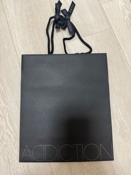 ADDICTION アディクション ショップ袋 紙袋 ショッパー リボン付き