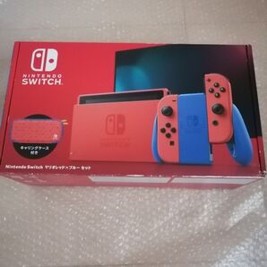 美品 Nintendo Switch マリオレッド×ブルーセット