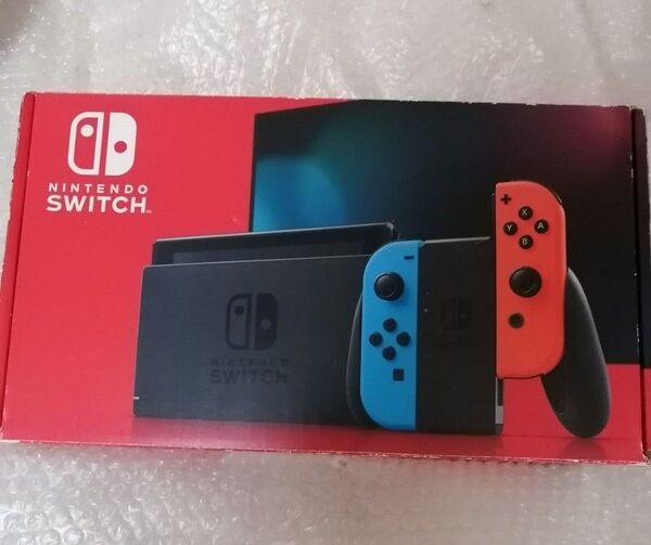 美品 Nintendo Switch Joy-Con (L)ネオンブルー/(R)ネオンレッド 新モデル