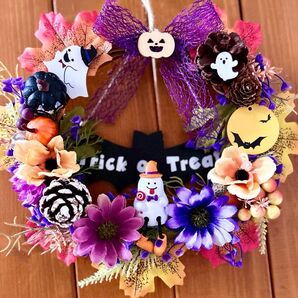 ハロウィンリース 2025 おばけ リース