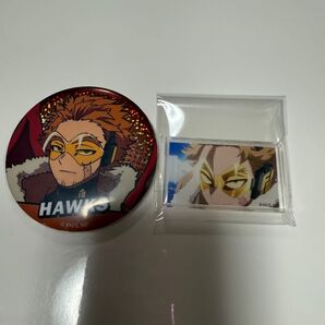僕のヒーローアカデミア ビック缶バッジ ミニアクリルブロック ホークス