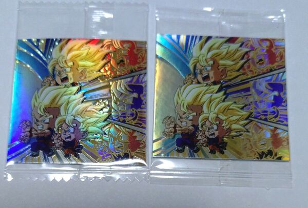 ドラゴンボール ウエハース 孫悟空&孫悟飯&孫悟天 UGR 2枚