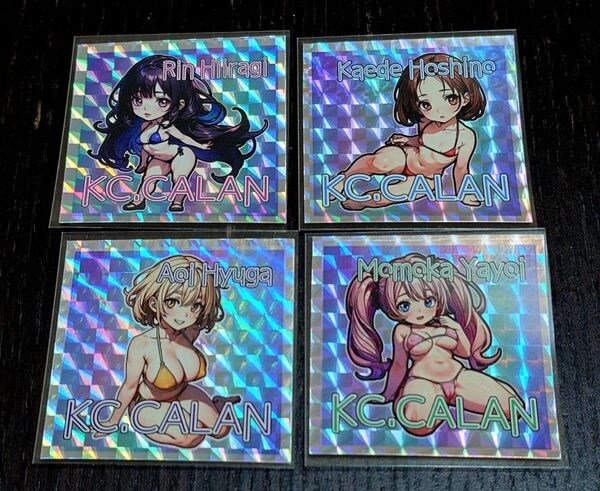 KC.CALANシール ビキニセット ver.2 4種フルコンプセット