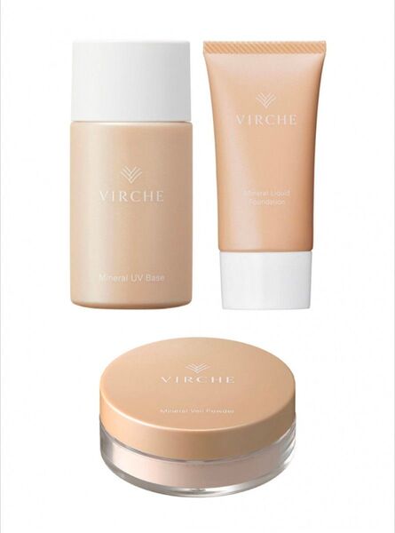 ヴァーチェ VIRCHE 化粧下地 ファンデーション パウダー ミネラルUVベース リキッドファンデーション フェイスパウダー