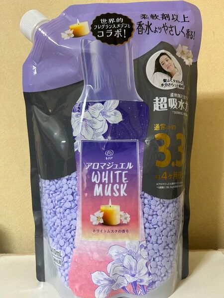 P&G レノア アロマジュエル ホワイトムスクの香り つめかえ用 超特大サイズ 1410mL 1個