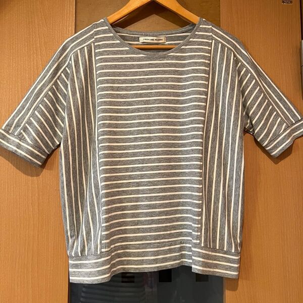 GREEN LABEL RELAXING ストライプ ボーダーカットソー