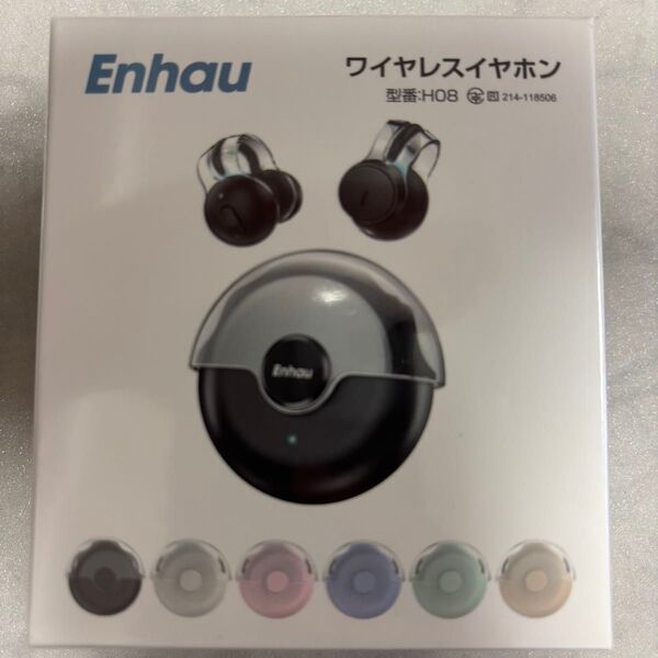 新品未開封 Enhauワイヤレスイヤホン黒 イヤーカフ 骨伝導 Bluetooth