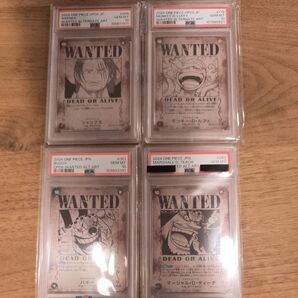【PSA10】モンキー・D・ルフィ シャンクス バギー ティーチ黒ひげ 手配書 SEC-SPC ONE PIECEカードゲーム