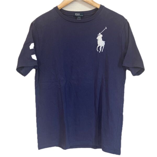 POLO RALPH LAUREN ポロラルフローレン ビッグポニー Tシャツ ネイビー サイズXL 古着