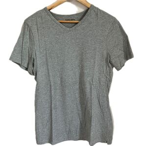 Three Dots VネックTシャツ グレー メンズ サイズL 古着