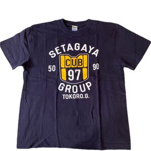 SETAGAYA BASE Tシャツ ネイビー 古着