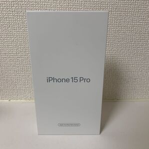 新品、未開封 iPhone 15Pro 256GB ブラックチタニウム Apple Store版 SIMフリー残債なし