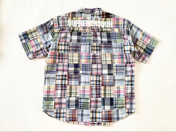 L)Supreme Goodenough Patchwork Madras S/S Shirt Multicolorグッドイナフ