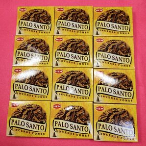 空気浄化 ウッディな香り PALO SANTOコーン 12こセット